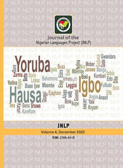 					View Vol. 4 (2022): Journal of the Nigerian Languages Project
				