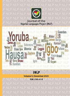 					View Vol. 5 (2023): Journal of the Nigerian Languages Project
				